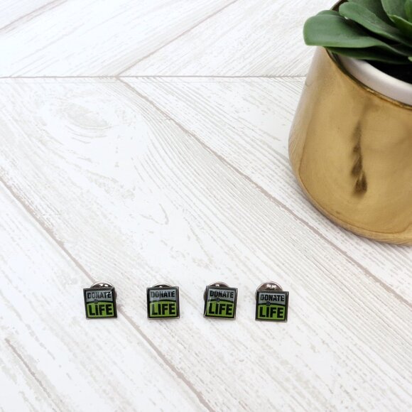 Lot of 4 Donate Life Lapel Pin Organ Donation - Picture 1 of 2